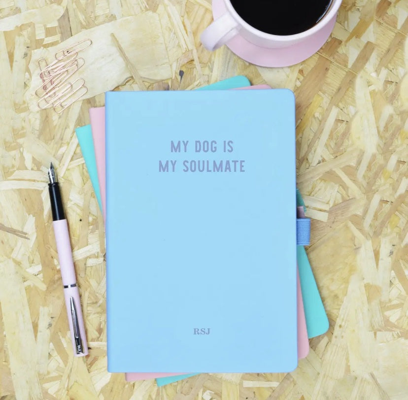 Notebook - Blue - My Dog Is My Soulmate image