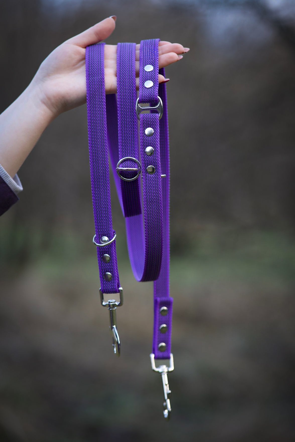 Rubber Webbing Multiway Lead