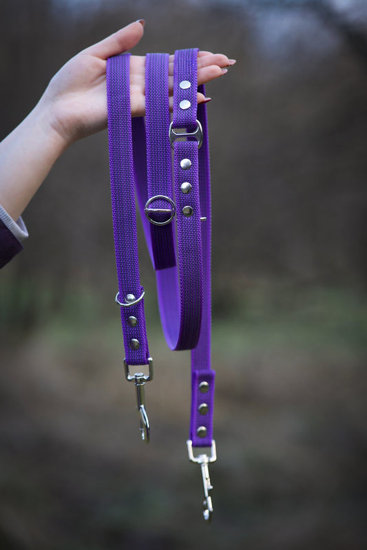 Rubber Webbing Multiway Lead
